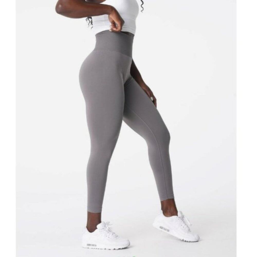 NVGTN Women's Charcoal High Waisted Seamless Stretch Leggings Size S
